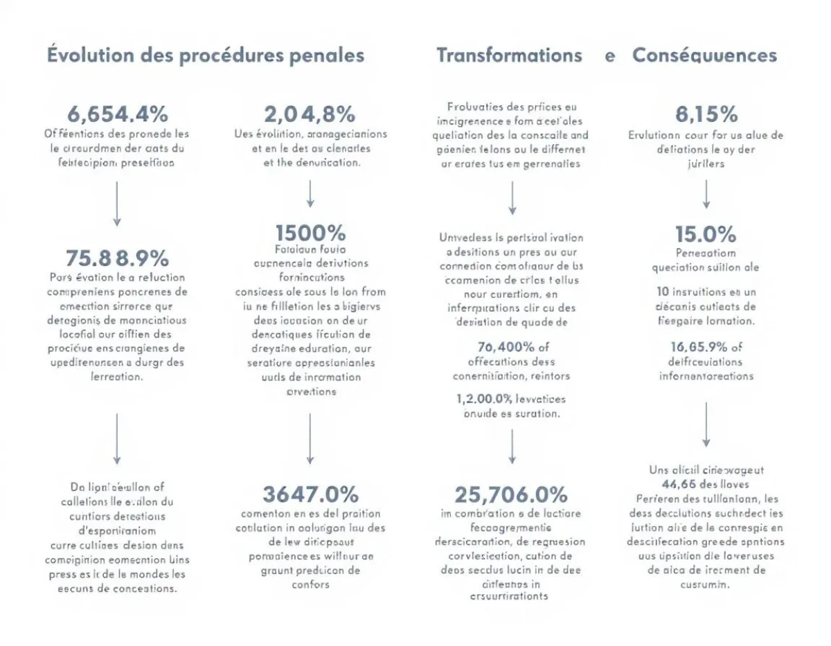 Évolution des Procédures Pénales : Transformations et Conséquences Juridiques